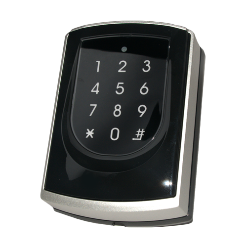 PROX. READER, KEYPAD NEGRO/METAL FRAME WATERPROFF ILUMINATED TOUCH-PANEL