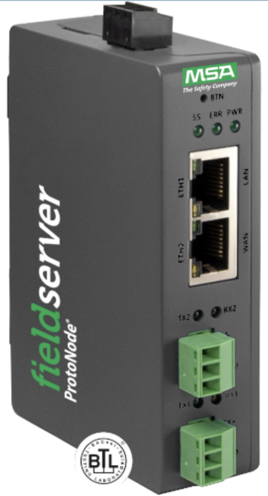 Dual Ethernet Port Quickserver Gateway (Serial-Ethernet), 1000 Points,