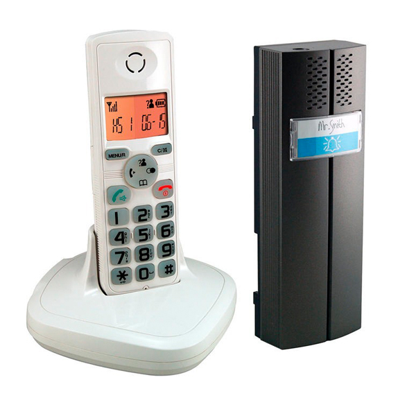 Kit Intercom Teléfono y Estación de Puerta Inalámbrico