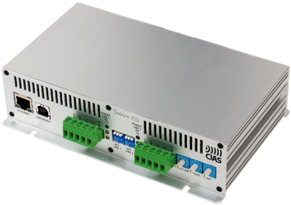 Processing unit SIOUX PRO2 up to 700m with 80 zones. Naked version provided with aluminium case