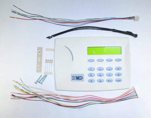 TECLADO LCD 4 ZONAS C/HID RELAY P/PUERTA CREMA