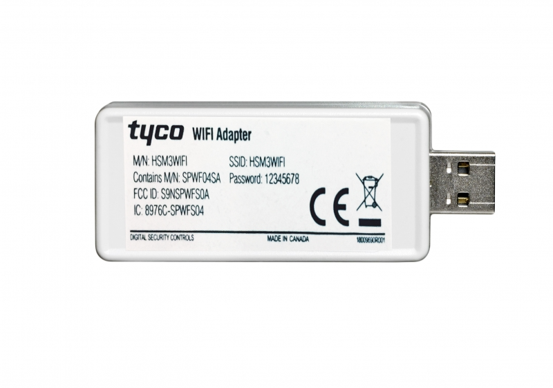 WFI USB PARA PROGRAMACION VIA DLS Y/O ALARM INSTALL
