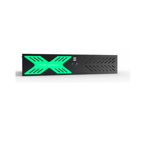 NVR EXACQ 4 lic Cam IP Start Client max 16ch IP, Servidor. App mobile/web
