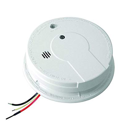 DETECTOR DE HUMO IONIZACION 120V AC/DC Y BATERIA DE 9V