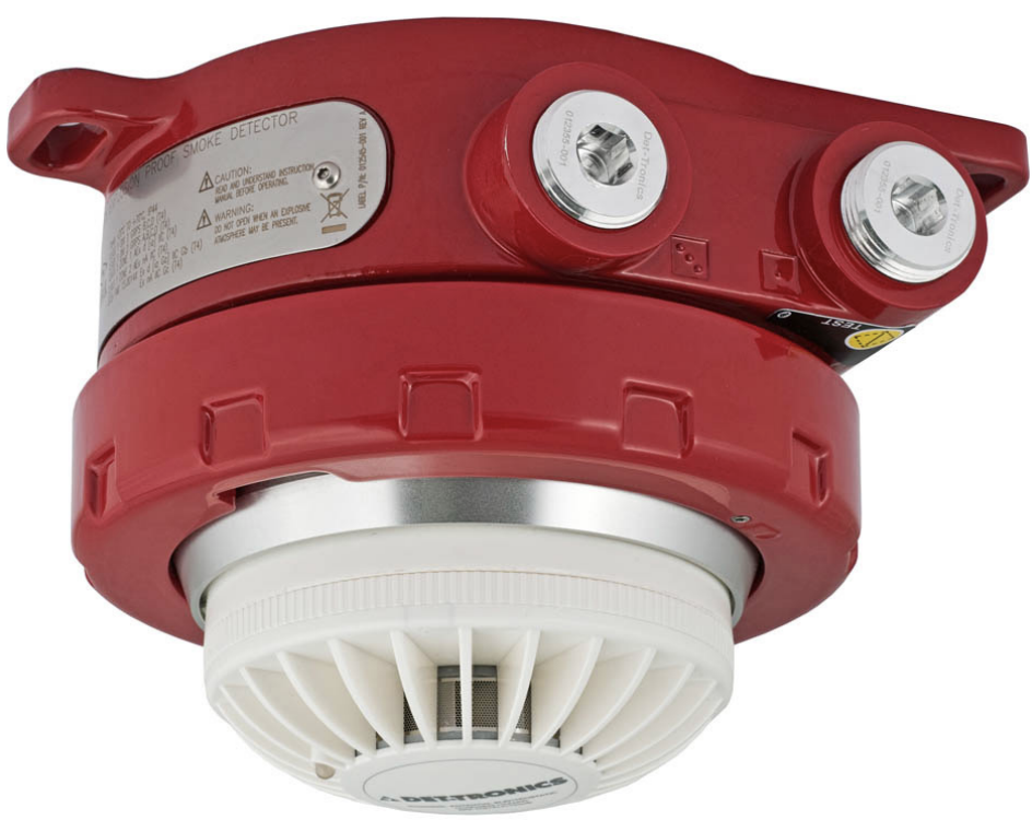 EXPLOSION-PROOF SMOKE DETECTOR 3 PORTS, 3/4