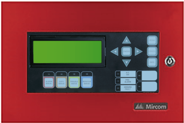 CAJA Y PUERTA ROJA ANUNUNCIADOR SERIE 1000