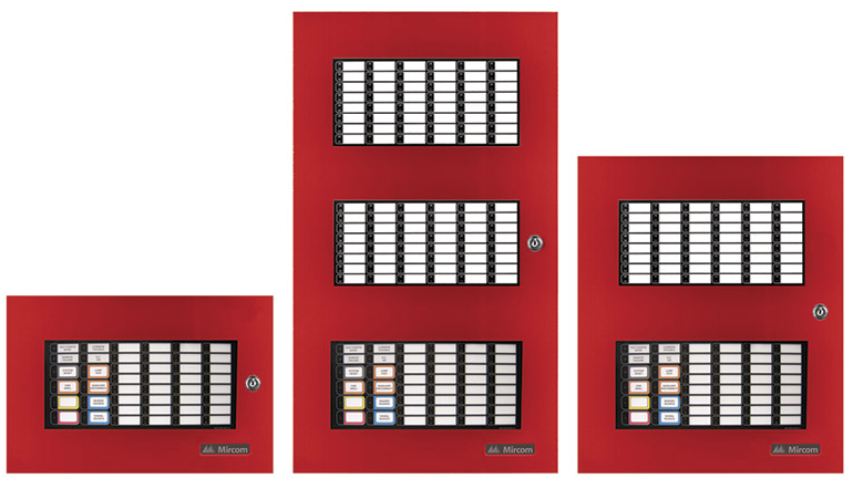 CAJA ROJA P/ ANUNCIADOR SERIE 1000 HASTA 8 MODULOS