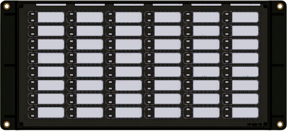 MODULO DE INTERRUPTORES DE ENTRADA PROGRAMABLE DE 48 LED