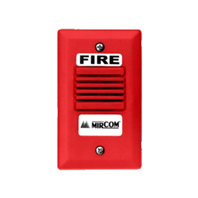 MINI SIRENA 10-28VDC ROJA MIRCOM