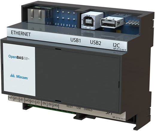 ETHERNET GATEWAY WITH MULTIPROTOCOLOS MODBUS, BACNETIP