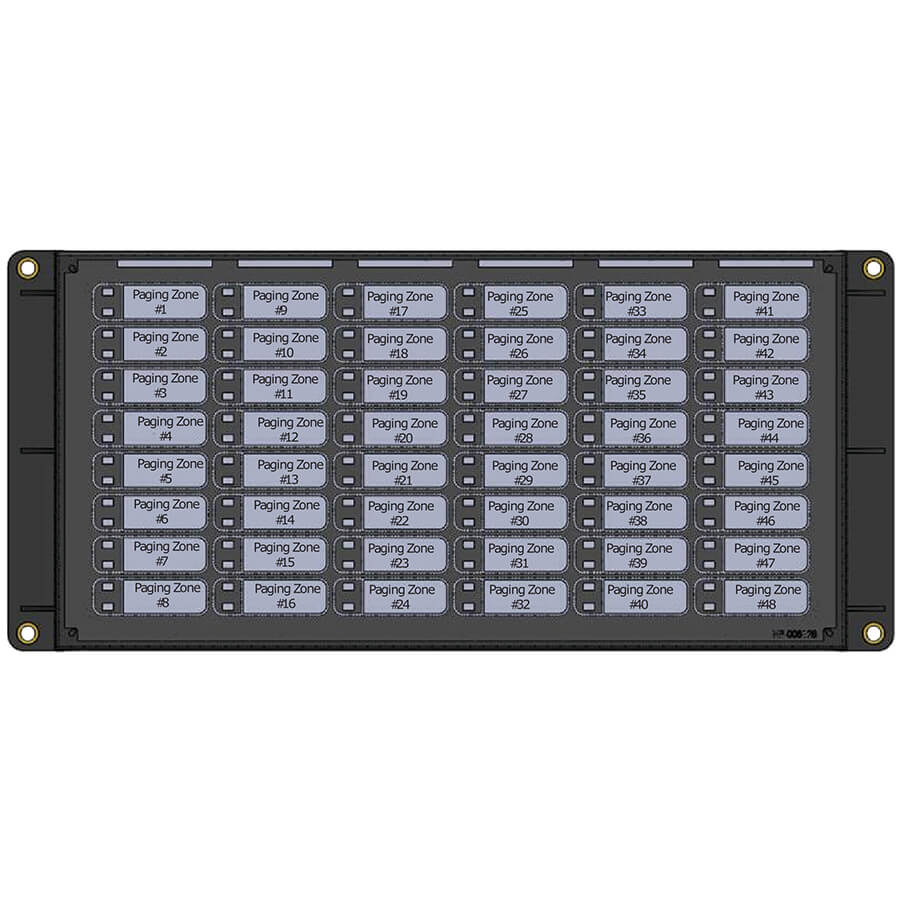 CONTROL SELECTOR 48 TELEFONOS Y ZONAS DE AUDIO EVACUACION