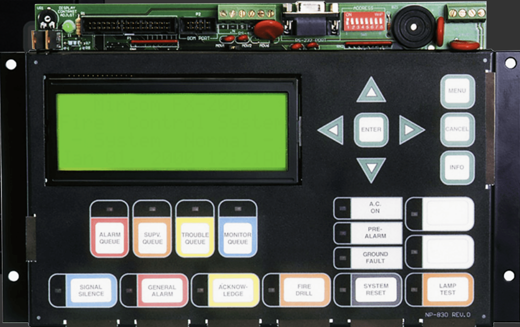 ANUNCIADOR REMOTO LCD 4x20 SERIE FLEXNET FX-2003 UL, FM
