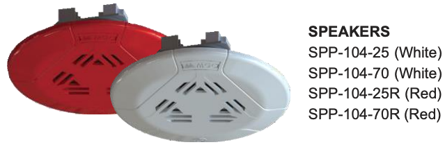 BOCINA BLANCA TECHO 70V, 2W REDONDA