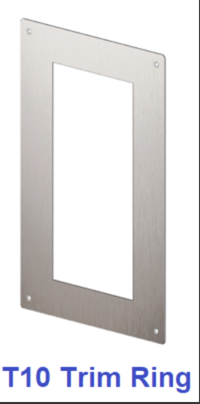 T10 Trim Ring to cover any existing larger opening, 19