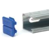 End cover for mounting rail or bracket