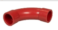 Bend 90° d=25mm, ABS red (10pcs)