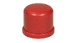 End cap d=25mm, ABS red (10pcs)