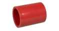 Socket d=25mm, ABS red (10pcs)
