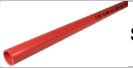 Sampling tube d=25mm, ABS red 3m