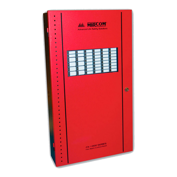 PANEL INCENDIO 8 ZONAS EXP. 24Z, 4 CIRC. SIRENAS FUENTE 6 AMP UL/FM