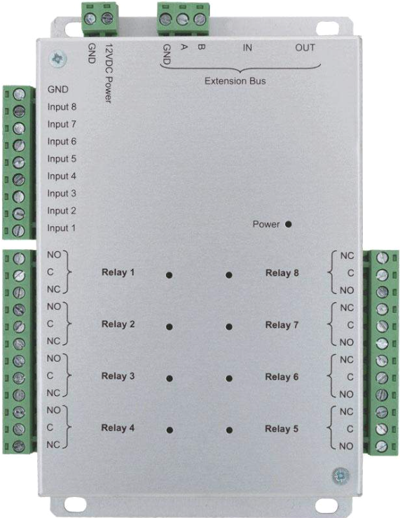 MODULO RELAY ADICIONAL 8 ENTRADAS Y 8 SALIDAS PARA VERSO PLUS