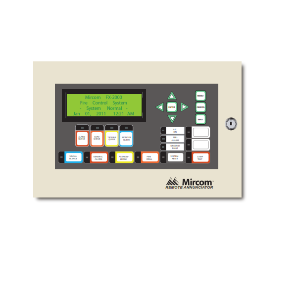 ANUNCIADOR REMOTO LCD PARA SERIE FX-2000